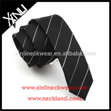 Corbata flaca 100% hecha a mano del poliéster del nudo perfecto China